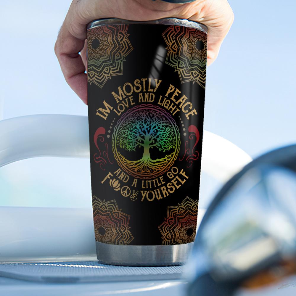 Meditation Hippie Girl Tree Of Life Stainless Steel Tumbler meditation hippie girl tree of life stainless steel tumbler 6331