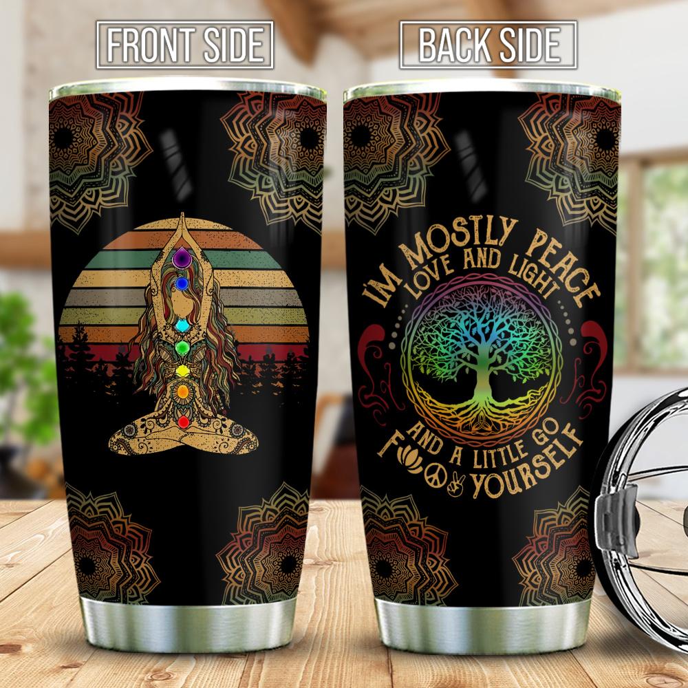 Meditation Hippie Girl Tree Of Life Stainless Steel Tumbler meditation hippie girl tree of life stainless steel tumbler 7250