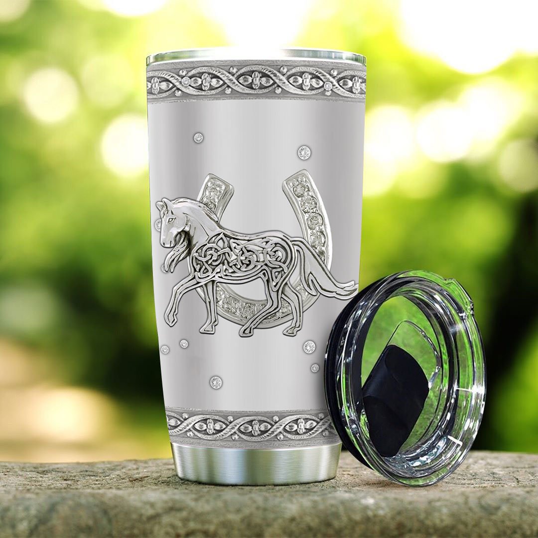 Metal Style Horse Live Like Stainless Steel Tumbler metal style horse live like stainless steel tumbler 4946