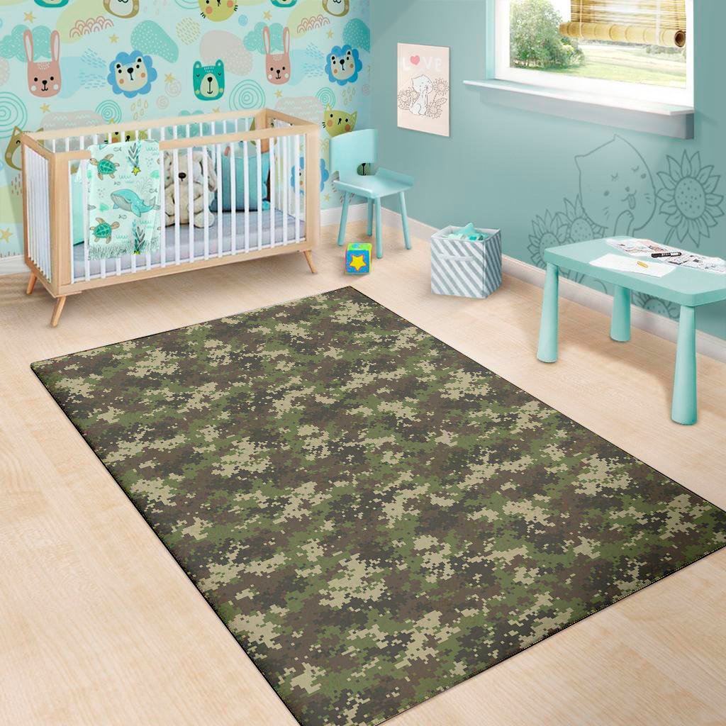 Military Digital Camo Pattern Print Area Rug Floor Decor military digital camo pattern print area rug floor decor 2812