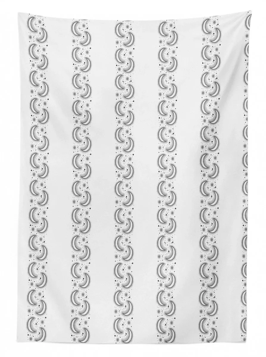 minimalist dots stars sun 3d printed tablecloth table decor 3333