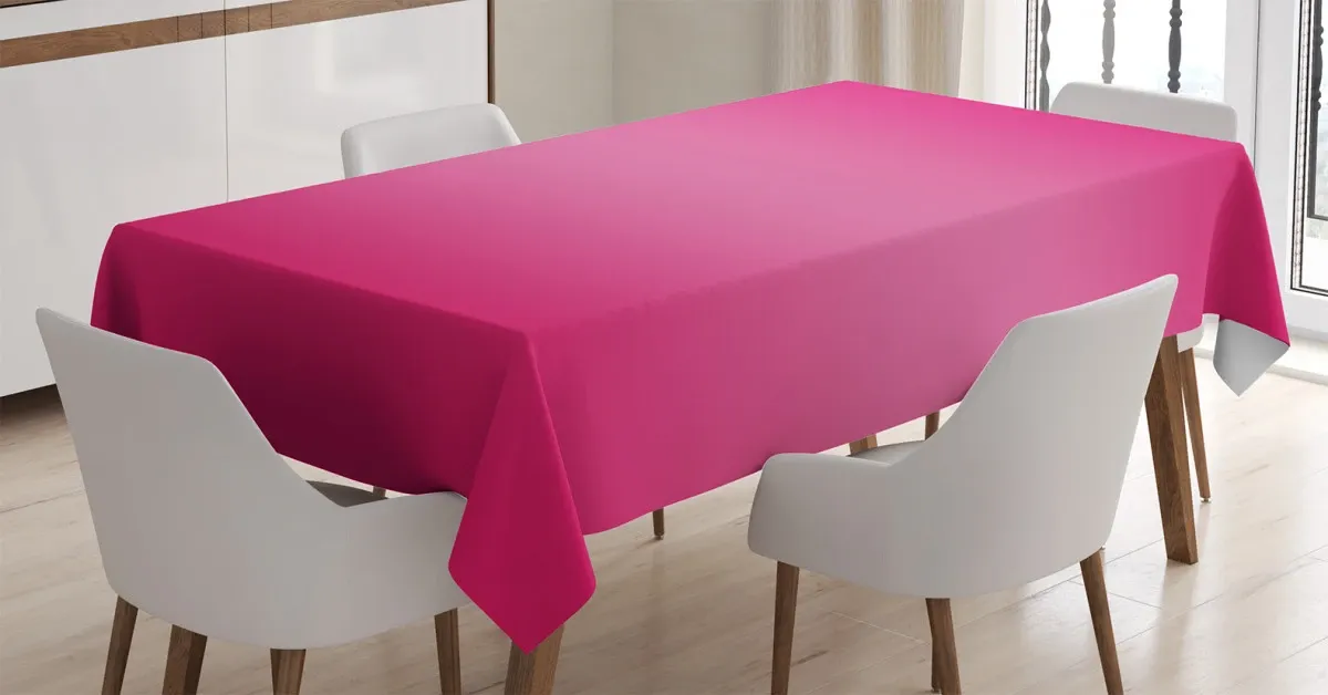 modern pink room design 3d printed tablecloth table decor 4990