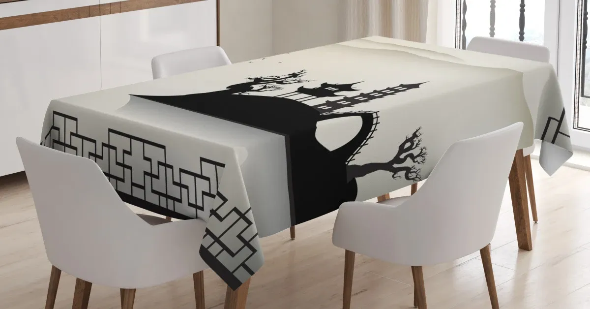 modern scenery 3d printed tablecloth table decor 4437