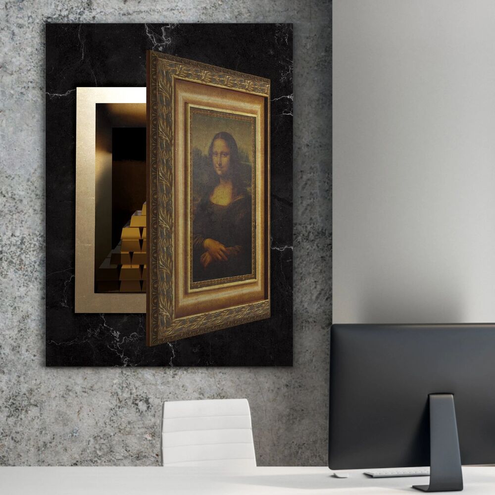 Mona Gold Motivational Positive Canvas Print - Wall Art Decor mona gold motivational positive canvas print wall art decor 8295