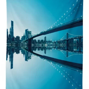 Monochrome American 3D Printed Tablecloth Table Decor 1 monochrome american 3d printed tablecloth table decor 1183