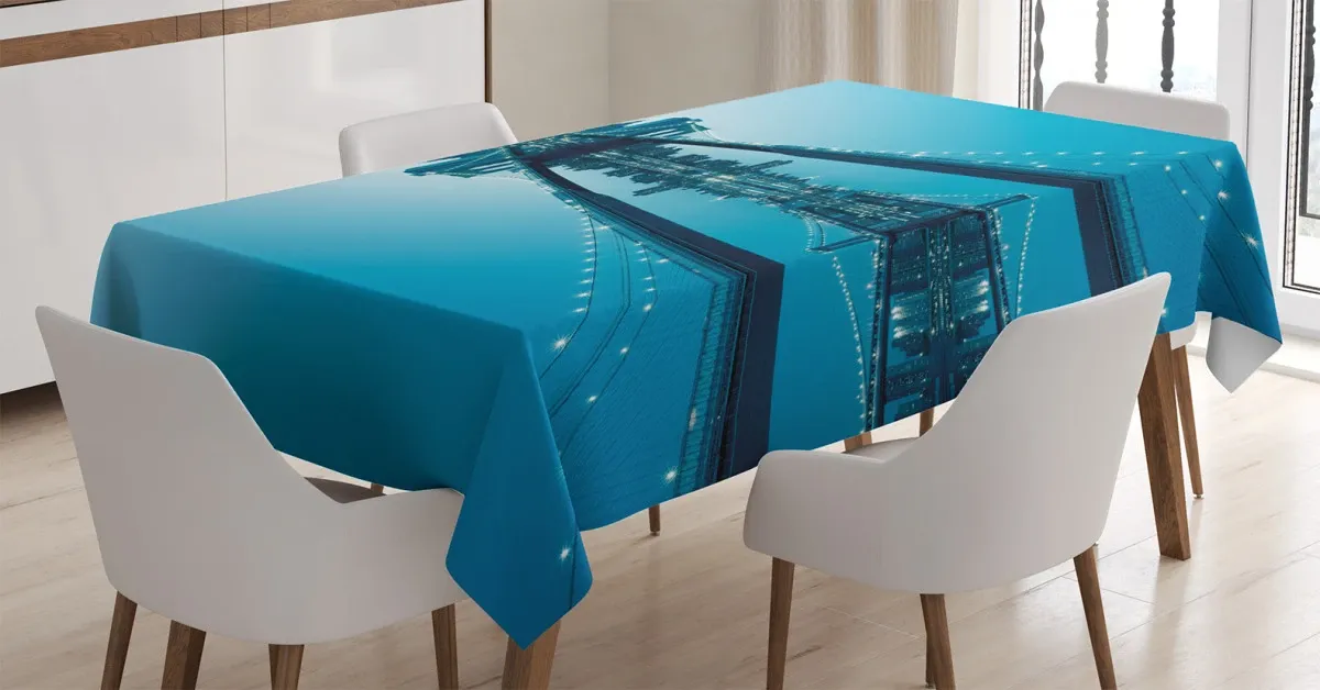 Monochrome American 3D Printed Tablecloth Table Decor monochrome american 3d printed tablecloth table decor 5504