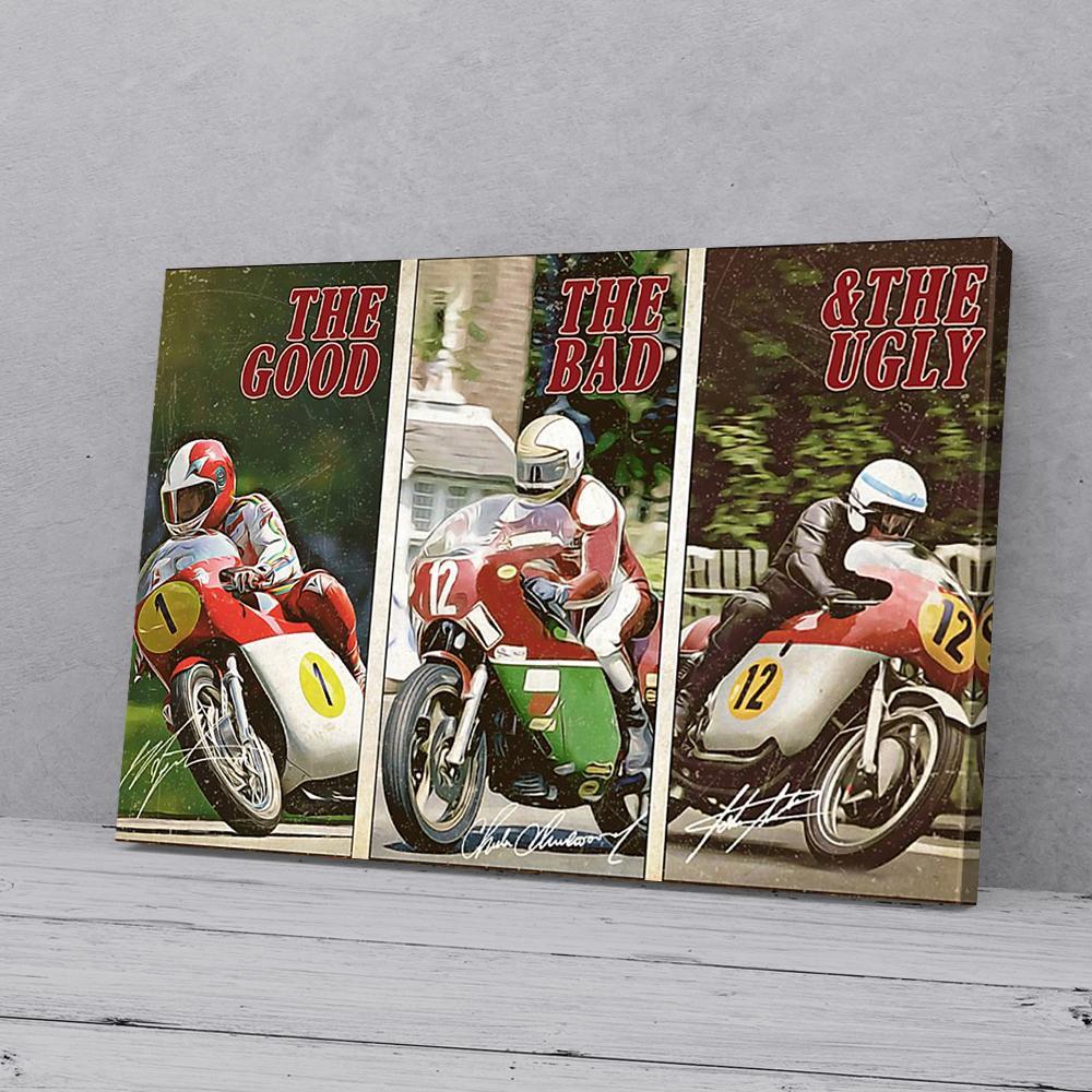 motorcycle canvas prints wall art decor 5018