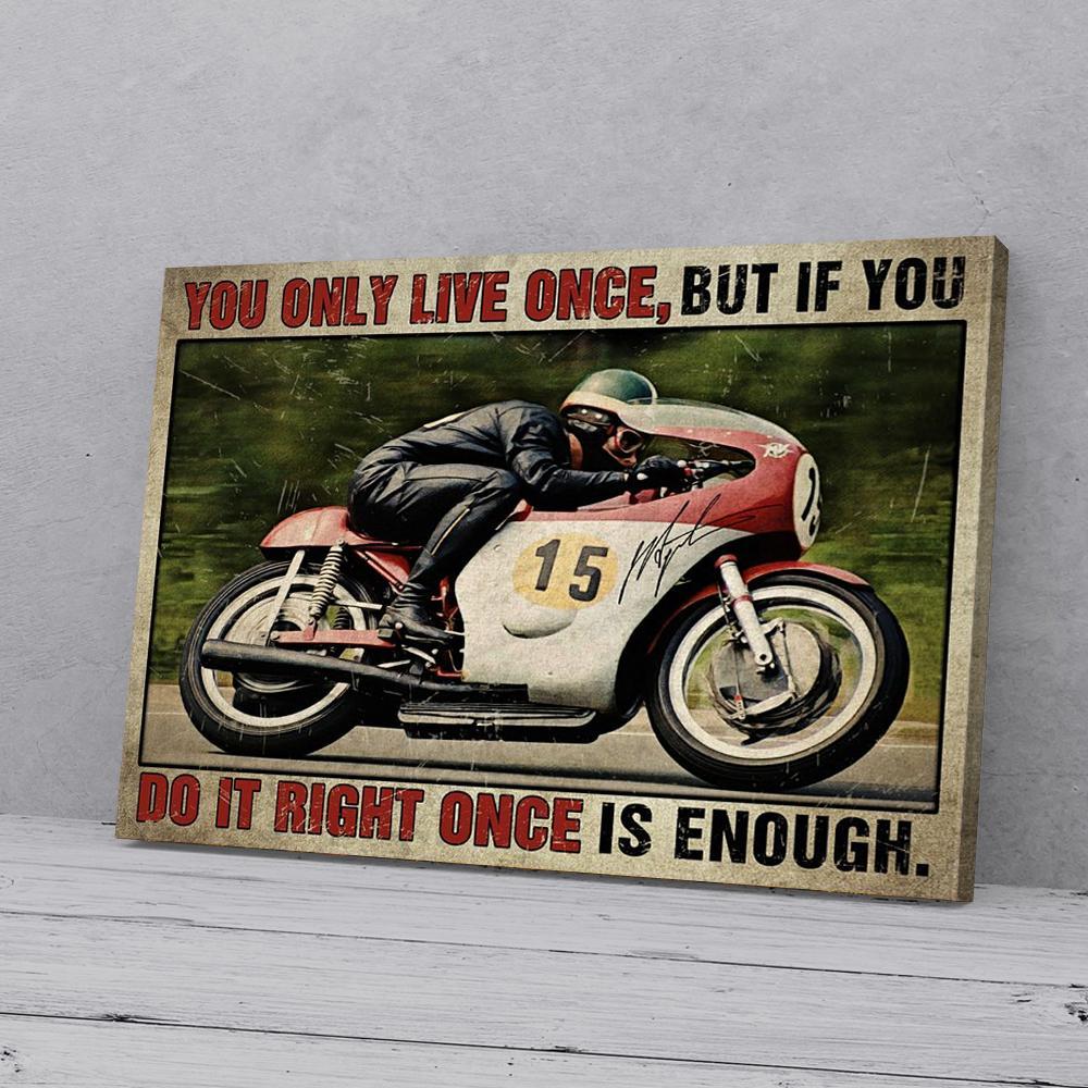 motorcycle canvas prints wall art decor 6436