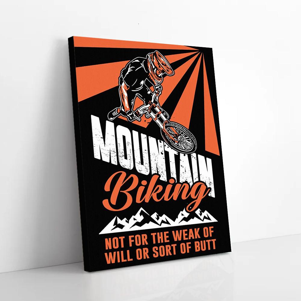 mountain biking canvas prints wall art decor 1789