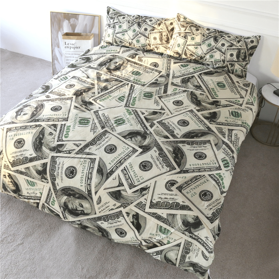 Much Money Texture Duvet Cover Bedding Set