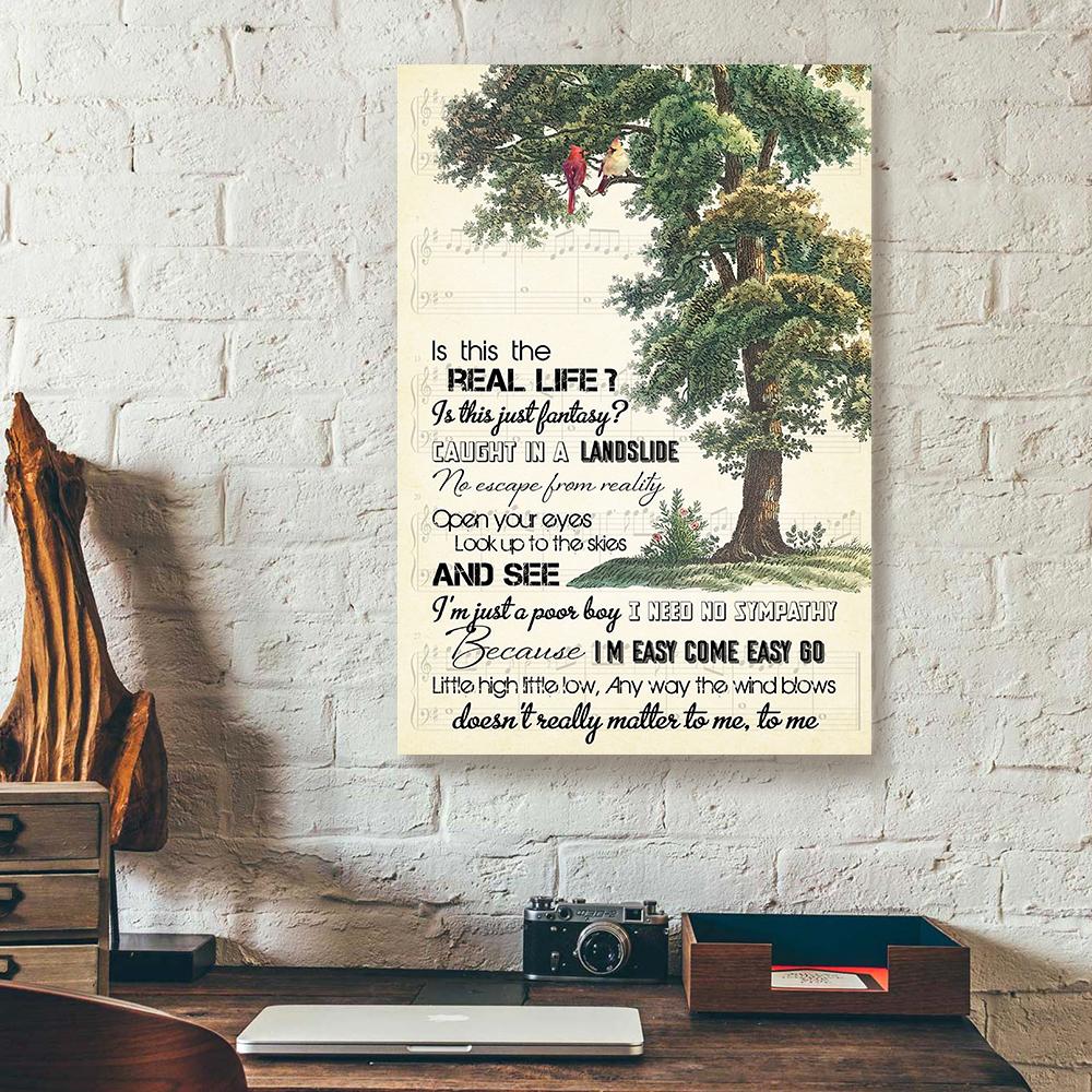 Music Tree Cardinal Love Canvas Prints - Wall Art Decor music tree cardinal love canvas prints wall art decor 3604