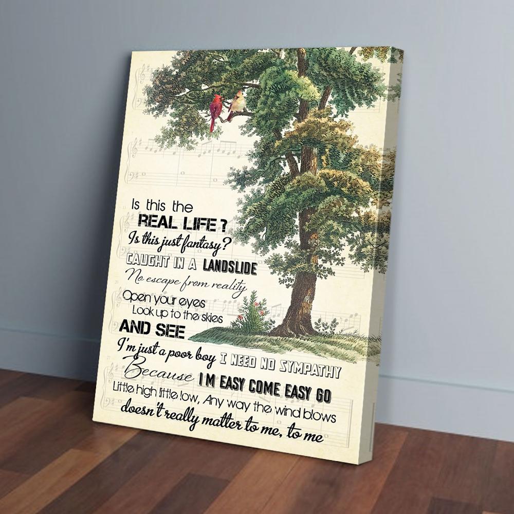 Music Tree Cardinal Love Canvas Prints - Wall Art Decor music tree cardinal love canvas prints wall art decor 4550