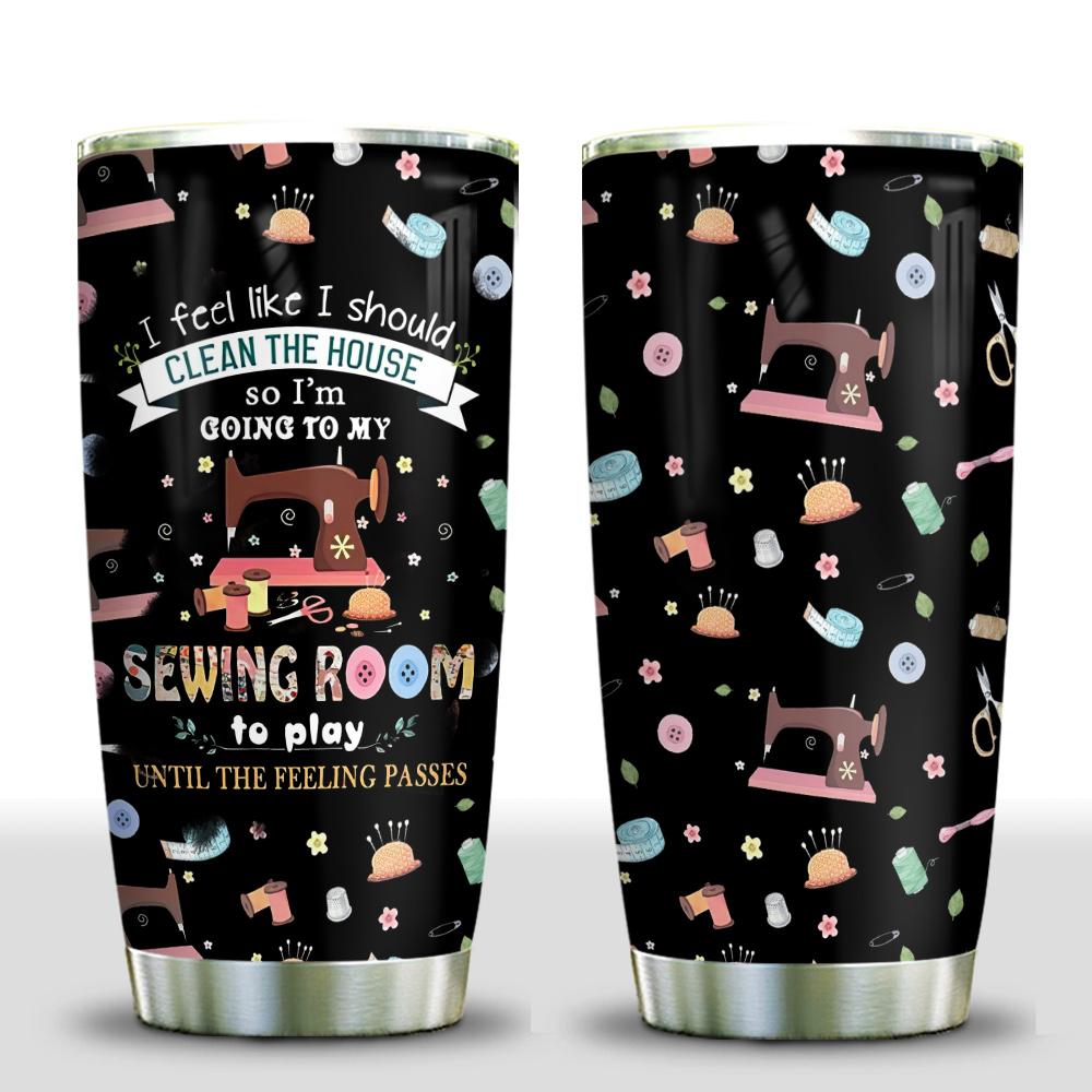 my sewing room takes my all time stainless steel tumbler 2162