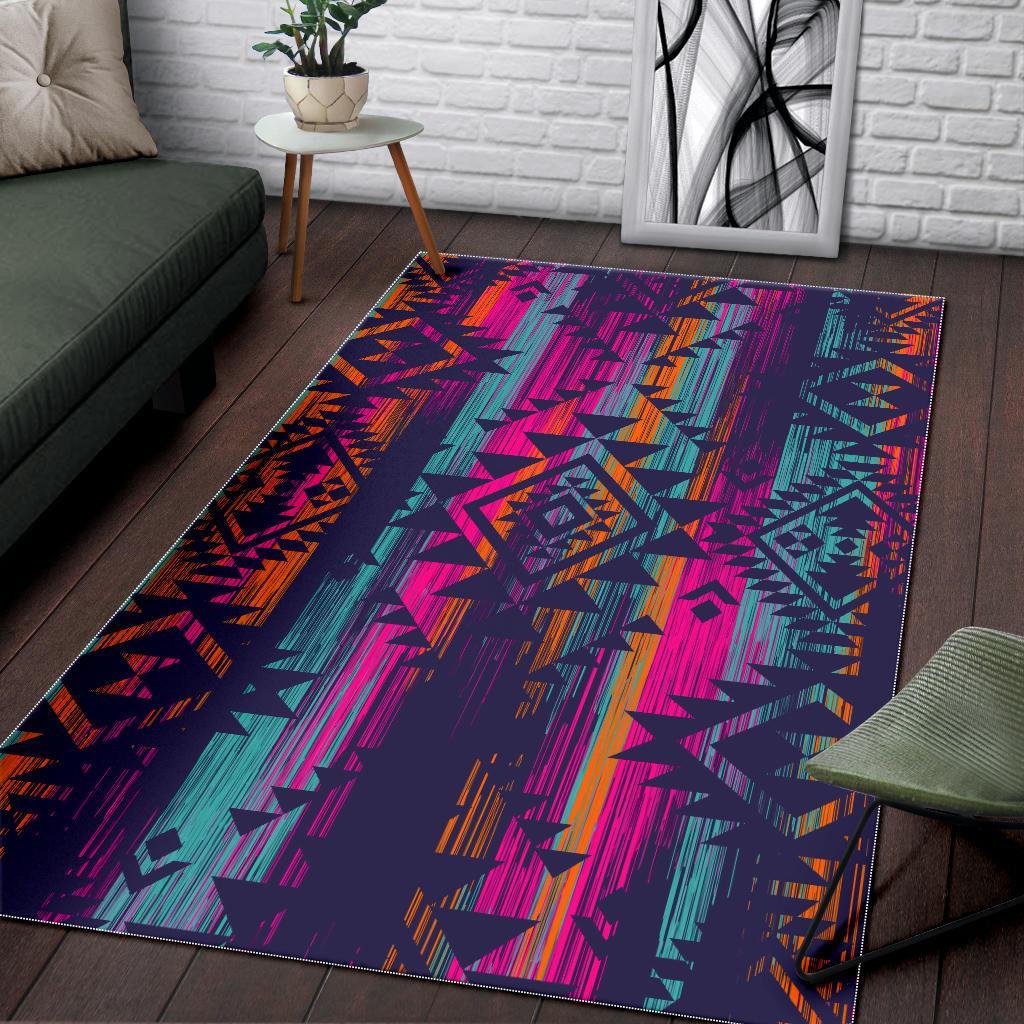 Native Tribal Aztec Pattern Print Area Rug Floor Decor native tribal aztec pattern print area rug floor decor 4258