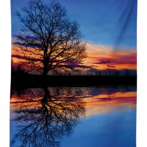 nature twilight 3d printed tablecloth table decor 1854