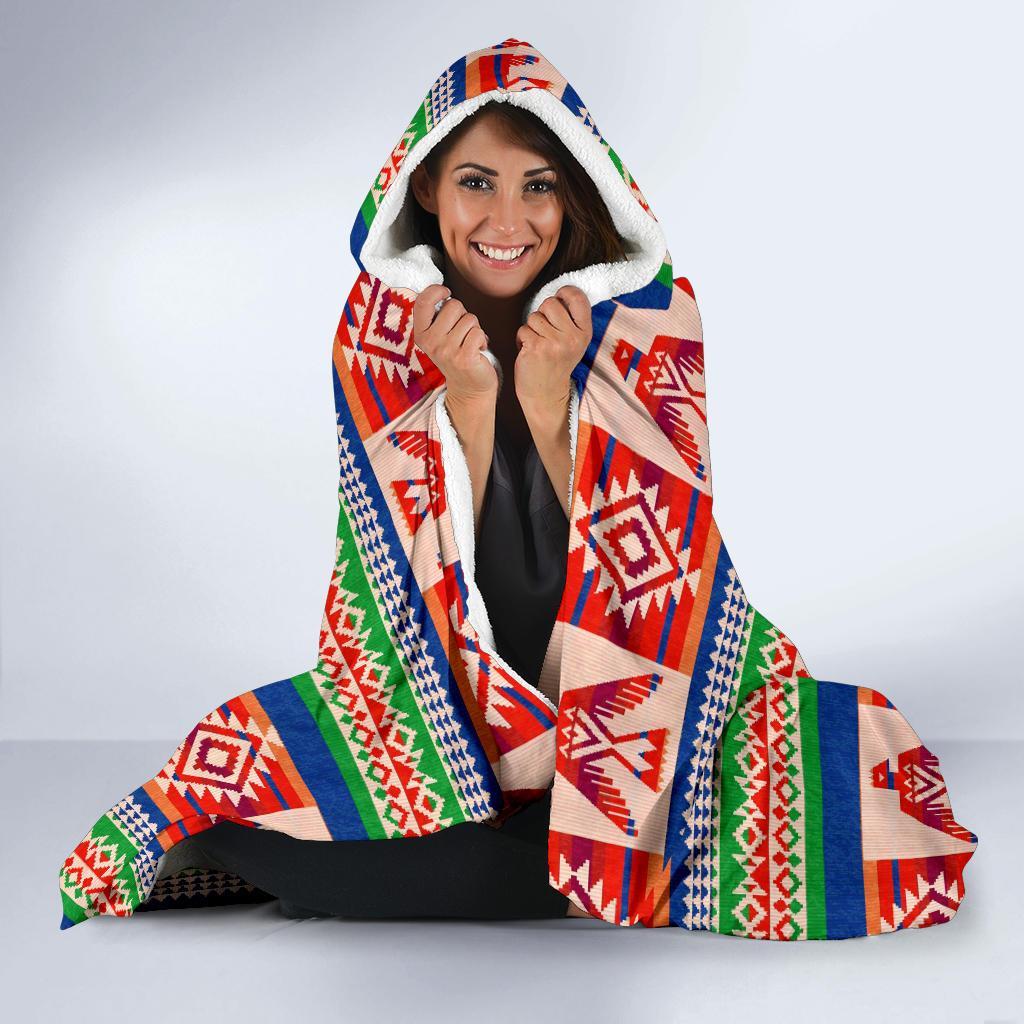 Navajo Aztec Tribal Native Indians American Print Hooded Blanket Cloak Blanket navajo aztec tribal native indians american print hooded blanket cloak blanket 5199