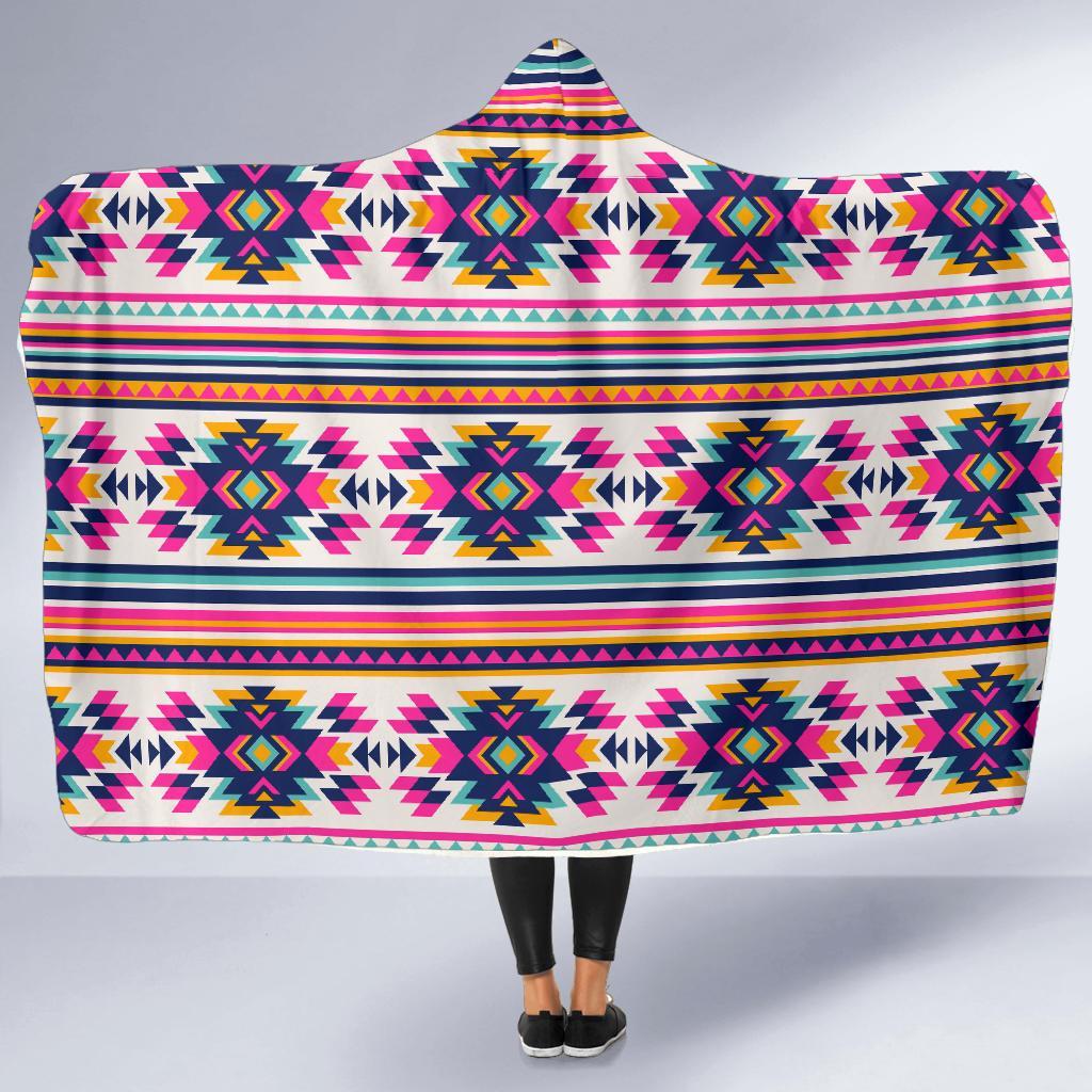 navajo native american indians aztec tribal print hooded blanket cloak blanket 4948