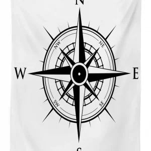 navigation tech travel 3d printed tablecloth table decor 8514