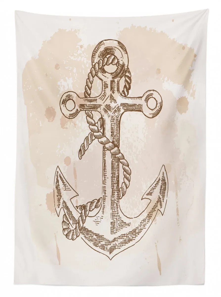 Navy Rope Summer Holiday 3D Printed Tablecloth Table Decor navy rope summer holiday 3d printed tablecloth table decor 4988