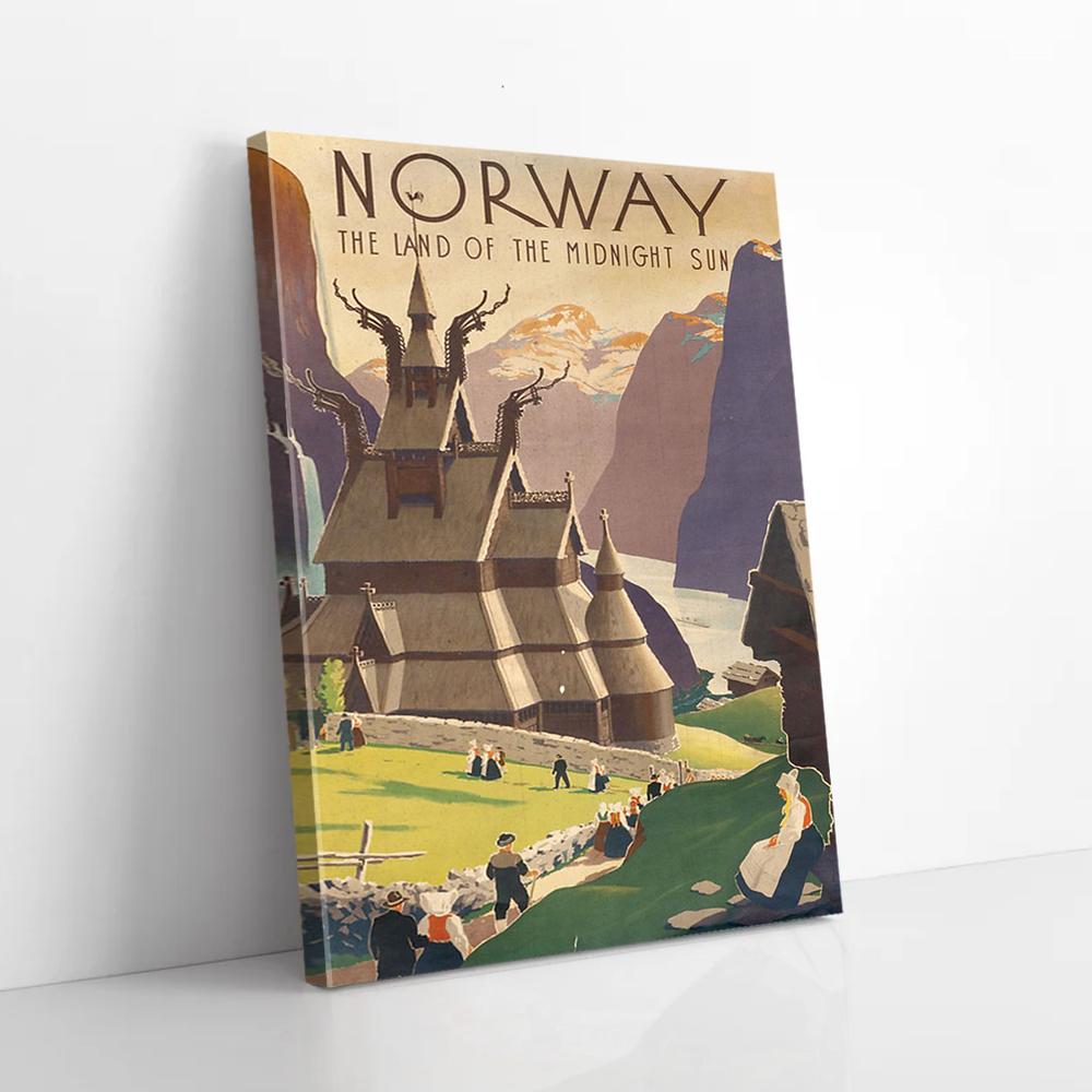 Norway The Land Of The Midnight Sun Canvas Prints - Wall Art Decor norway the land of the midnight sun canvas prints wall art decor 5718