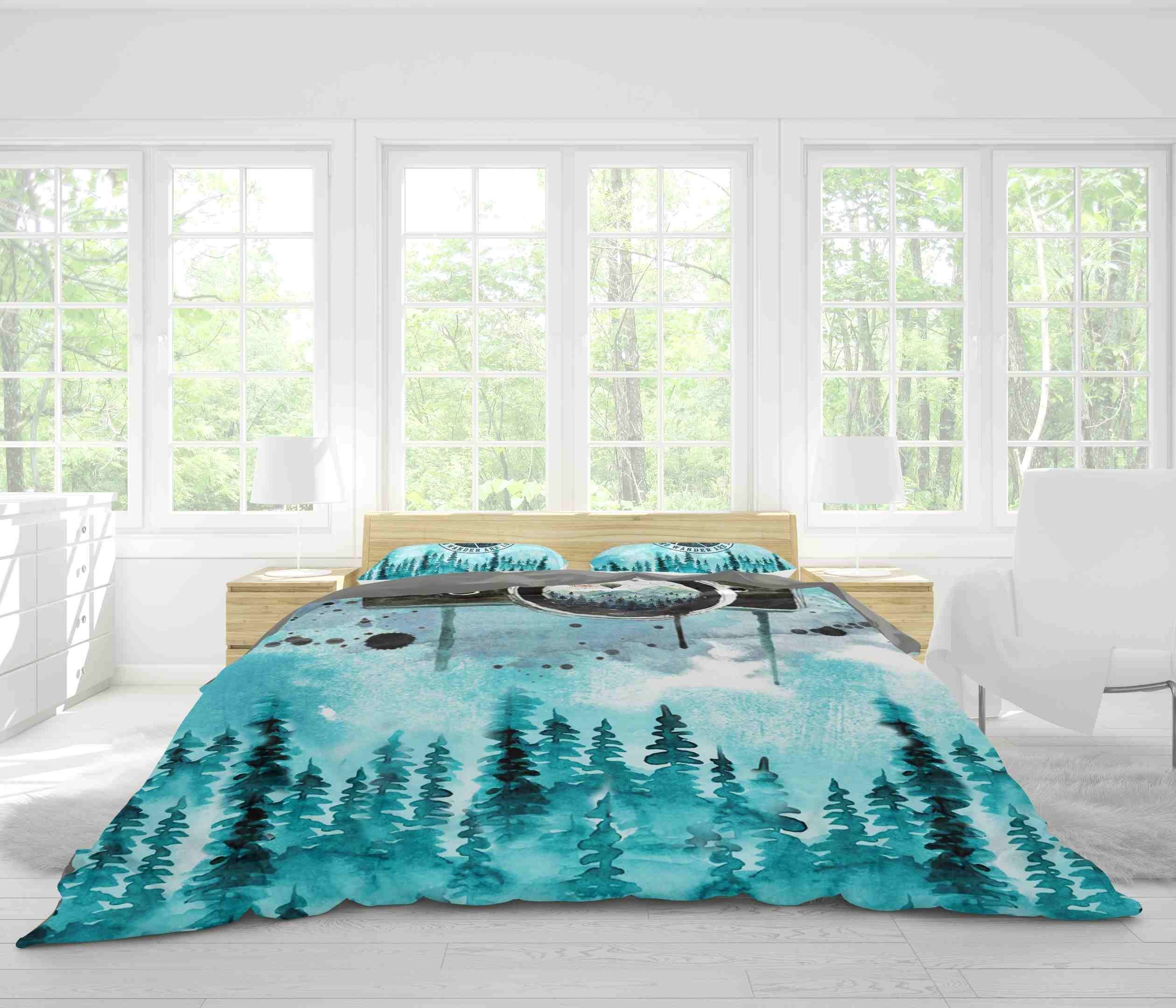 not all those who wander are lost bedding set bedroom decor 6042