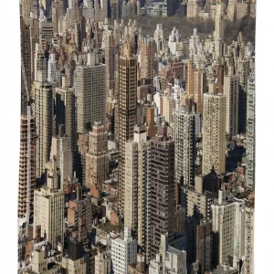 nyc aerial view 3d printed tablecloth table decor 1177