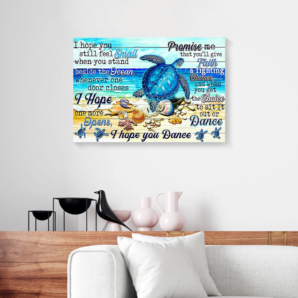 ocean turtle canvas prints wall art decor 3339