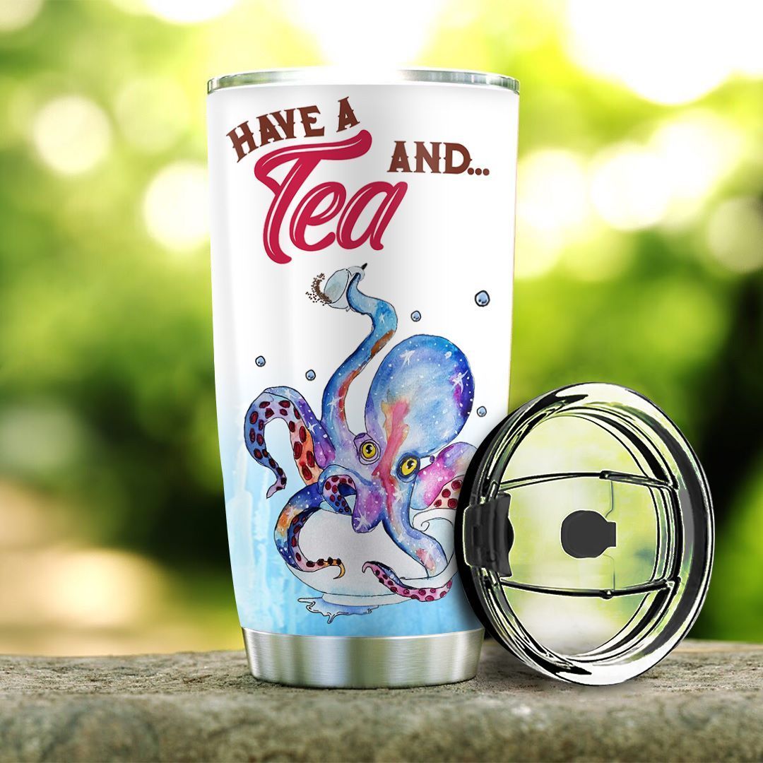 Octopus Personalized Stainless Steel Tumbler octopus personalized stainless steel tumbler 8863