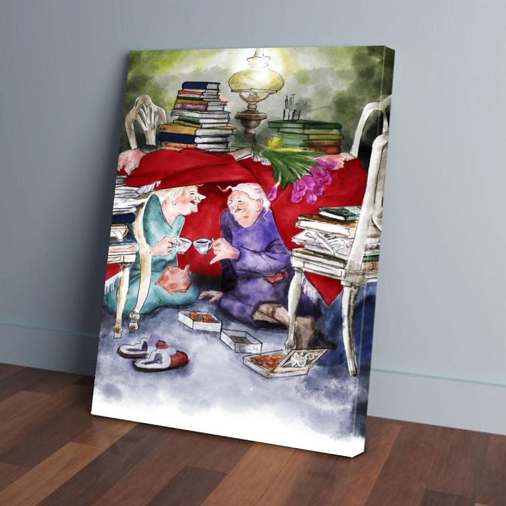 old best friends canvas prints wall art decor 6555