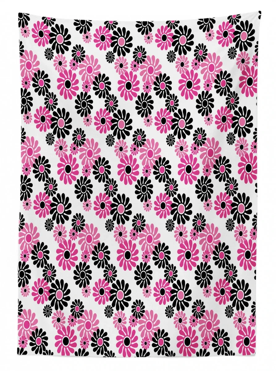 old fashioned blooming 3d printed tablecloth table decor 4820
