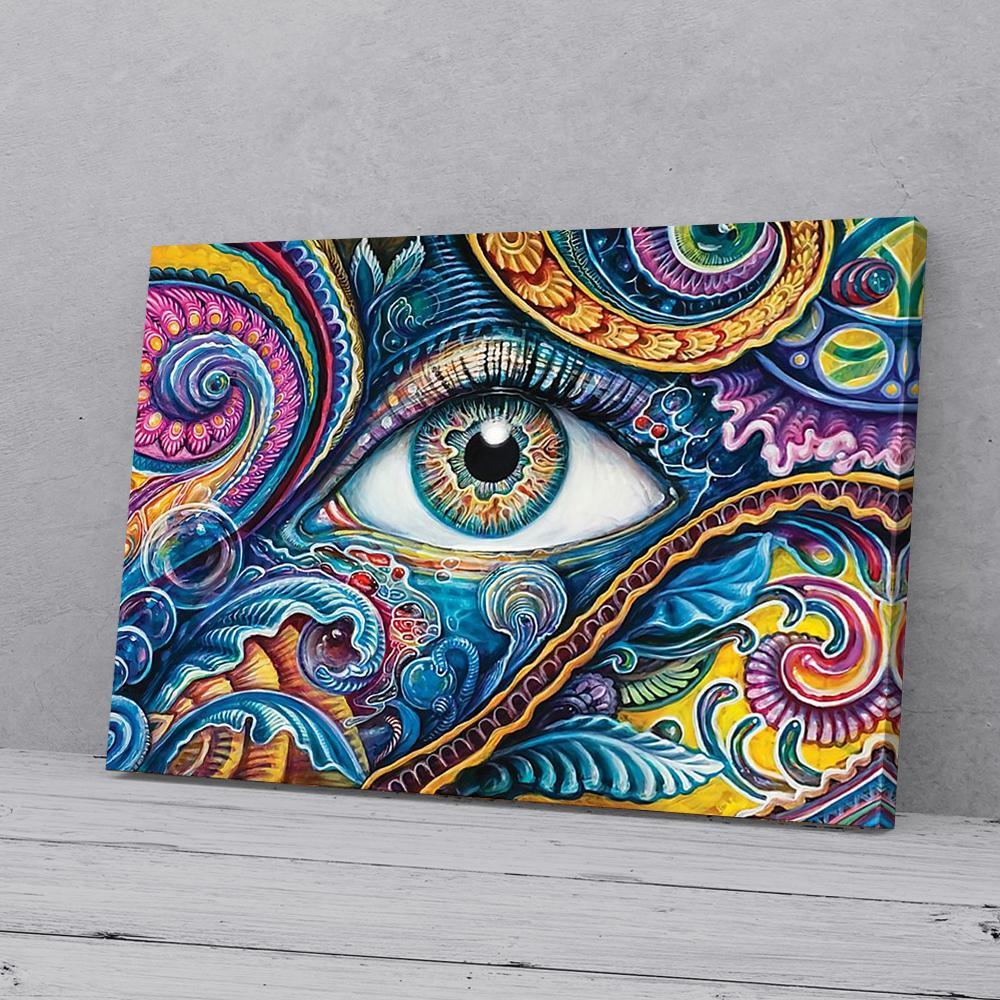 optometry magic art eye canvas prints wall art decor 6679