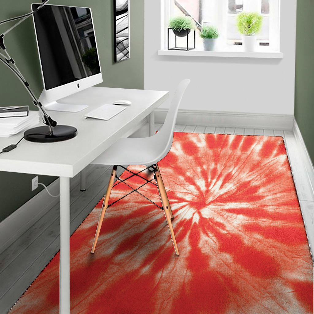 Orange Tie Dye Print Area Rug Floor Decor orange tie dye print area rug floor decor 5703
