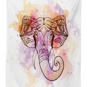 Oriental Wisdom Figure Theme 3D Printed Tablecloth Table Decor 1 oriental wisdom figure theme 3d printed tablecloth table decor 1032