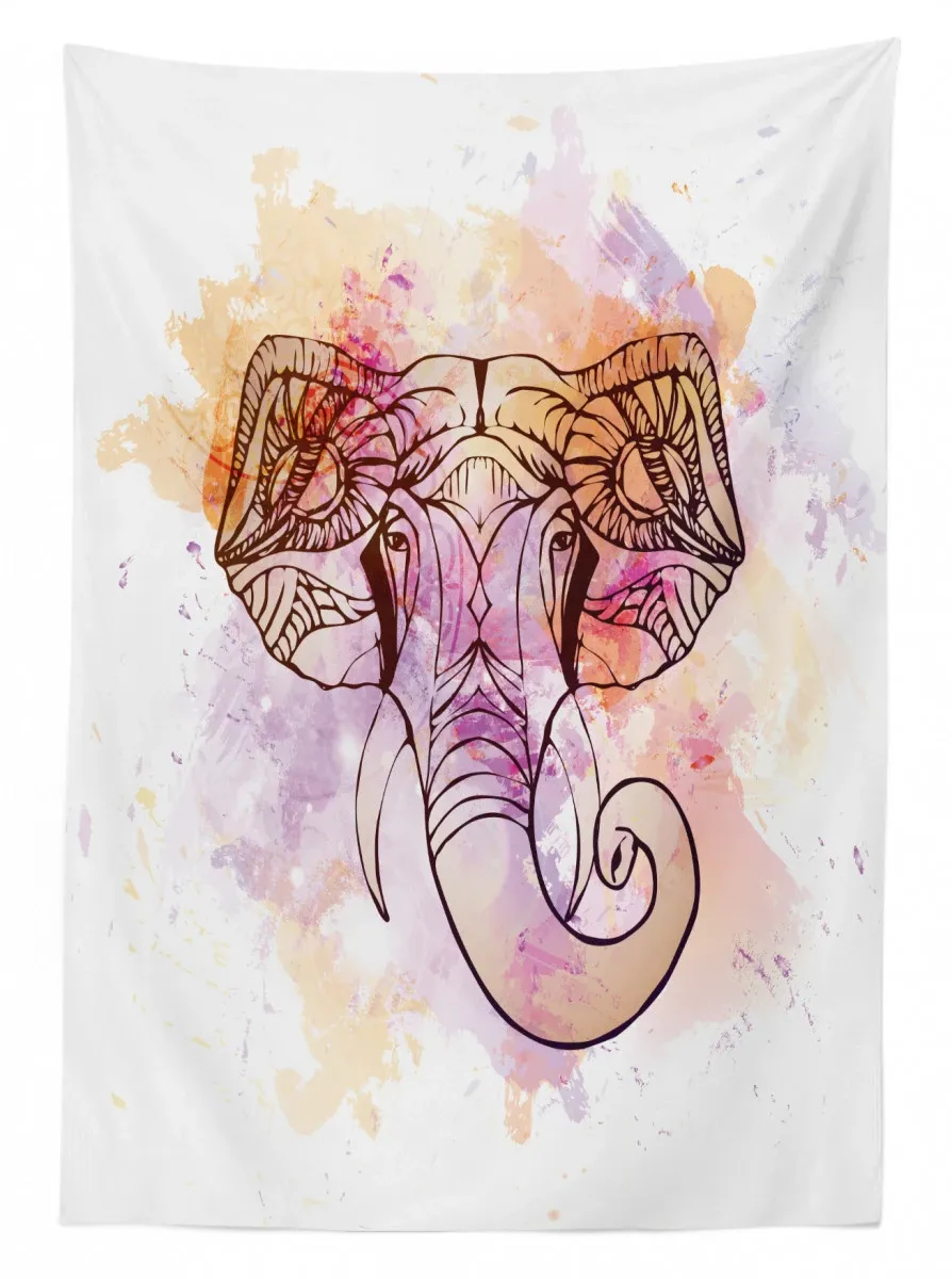 Oriental Wisdom Figure Theme 3D Printed Tablecloth Table Decor oriental wisdom figure theme 3d printed tablecloth table decor 1032