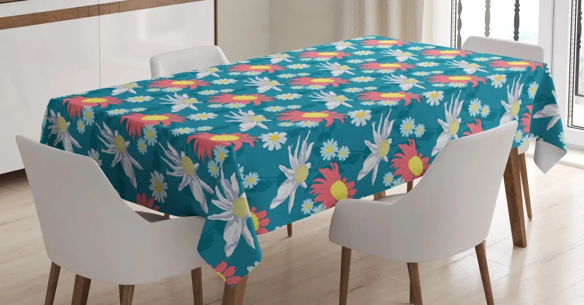 Ornamental Corsage Design 3D Printed Tablecloth Table Decor ornamental corsage design 3d printed tablecloth table decor 1436