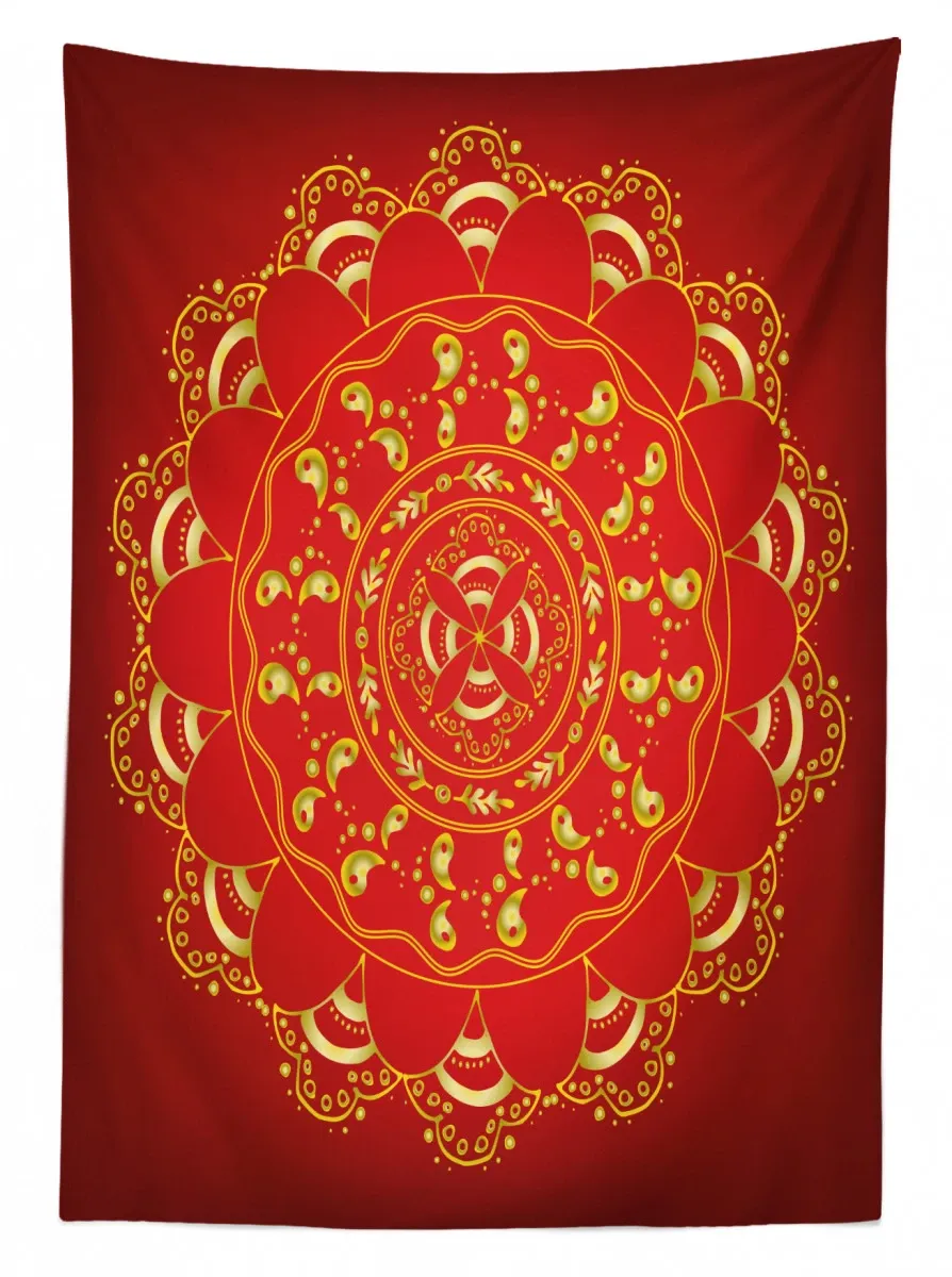 ornate art 3d printed tablecloth table decor 5417