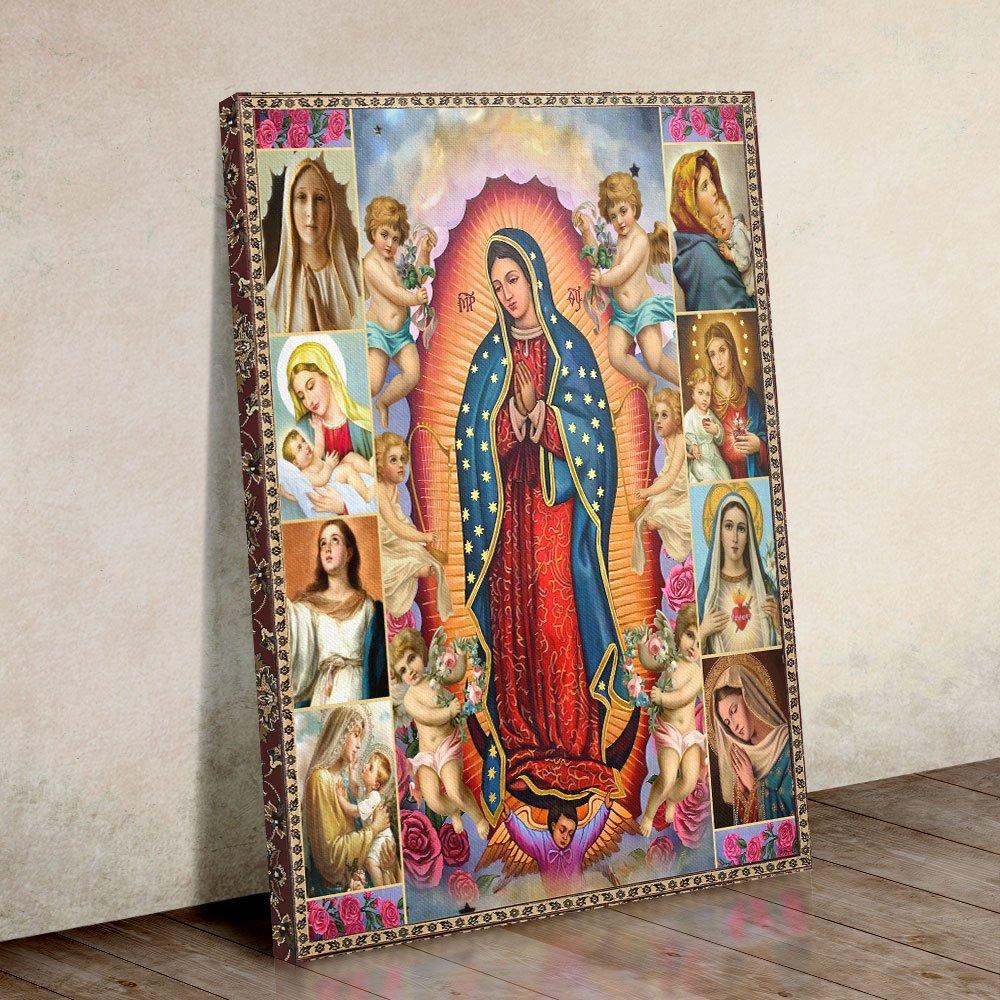 our lady of guadalupe canvas prints wall art decor 1688
