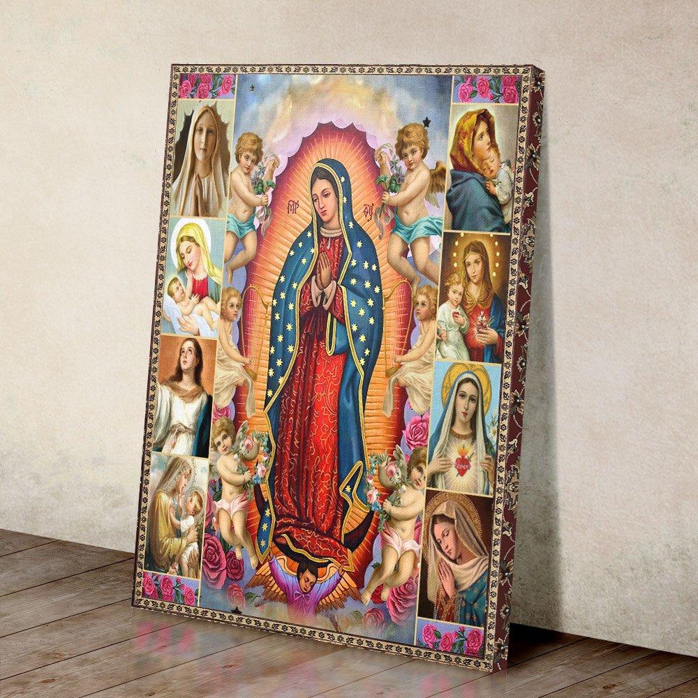 our lady of guadalupe canvas prints wall art decor 7924