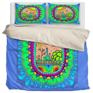 over the rainbow duvet cover bedding set 1876
