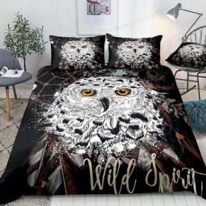 owl dream catcher wild spirit duvet cover bedding set 1345
