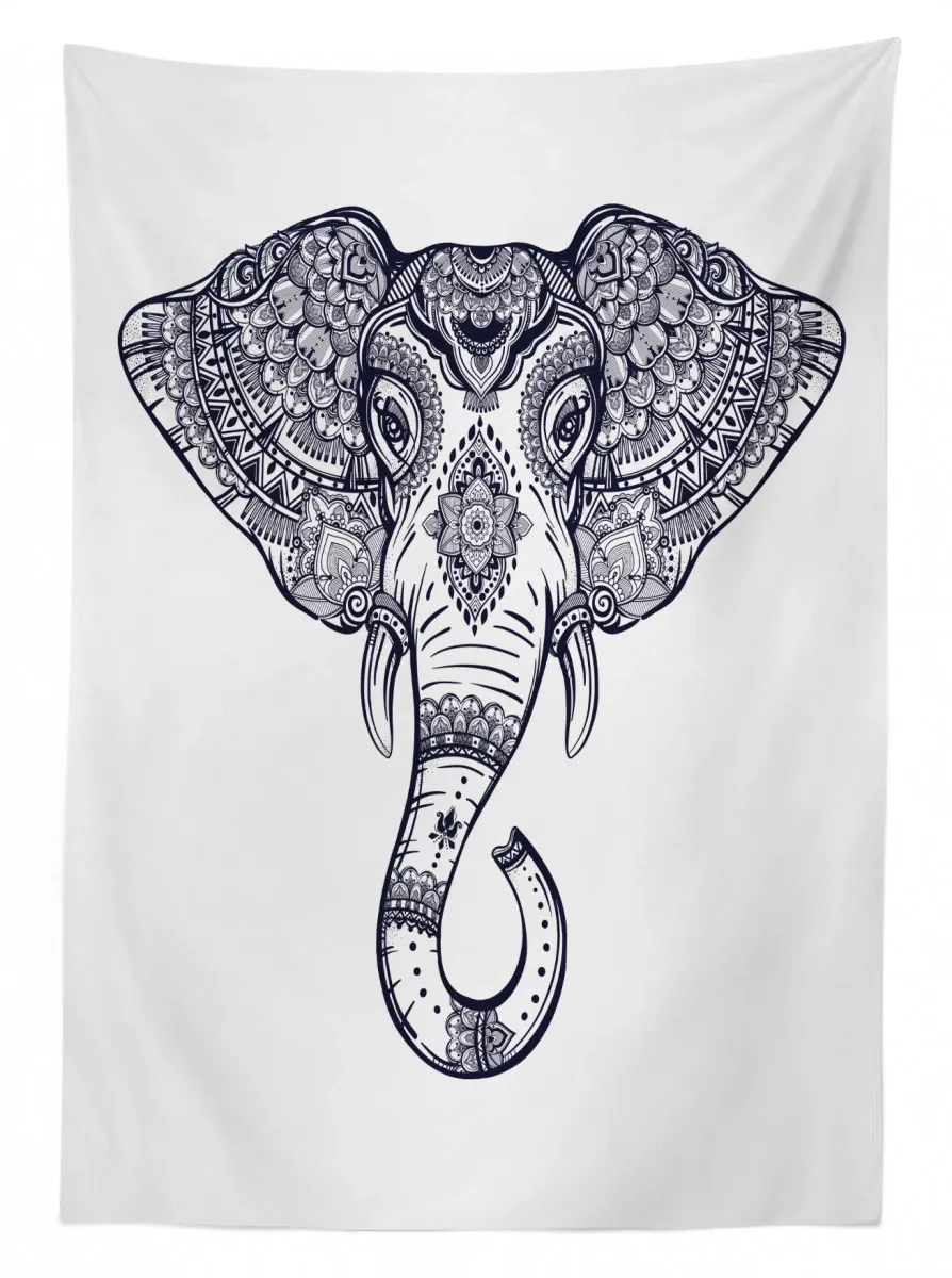 paisley animal 3d printed tablecloth table decor 2202