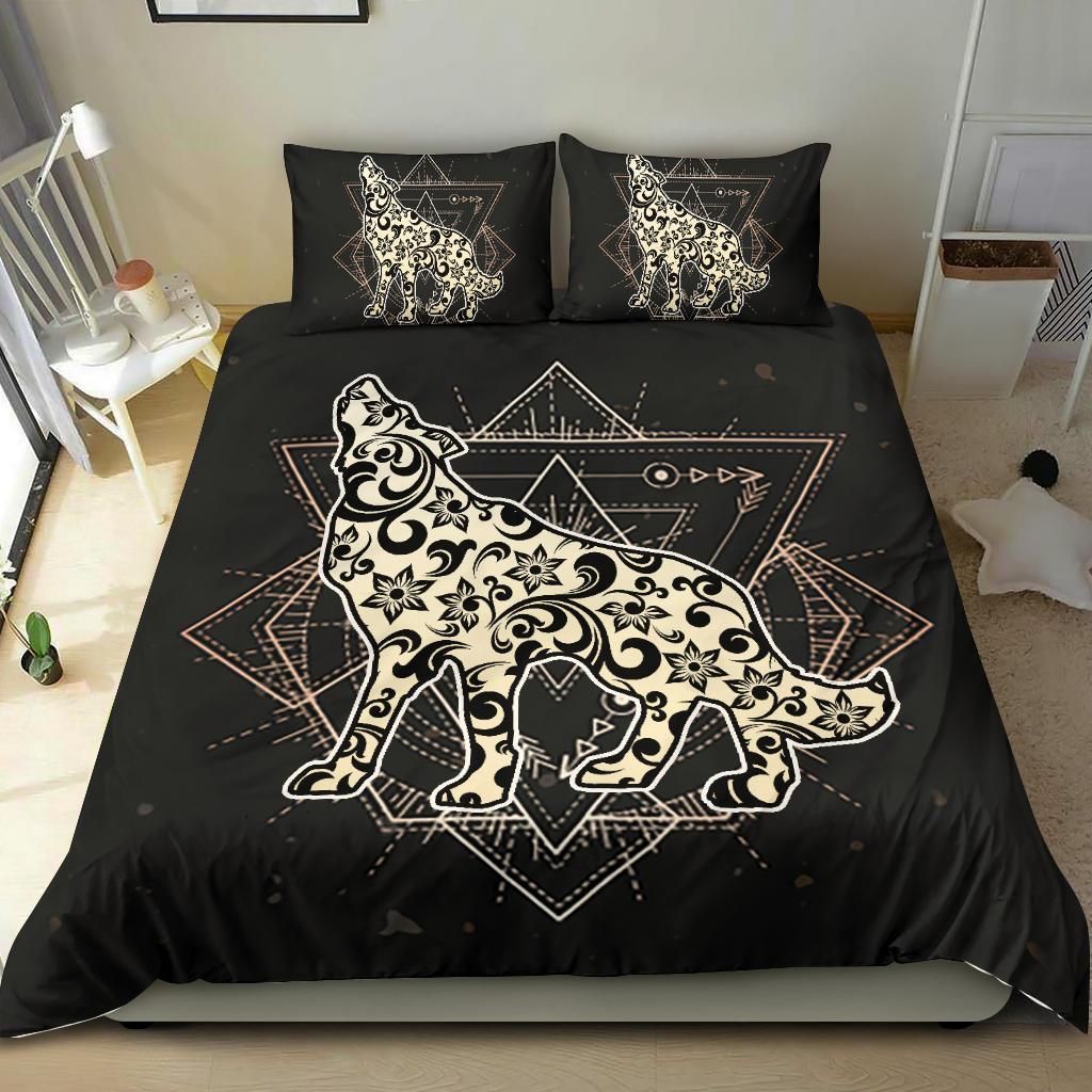 Paisley Howling Wolf Bedding Set Bedroom Decor paisley howling wolf bedding set bedroom decor 5663