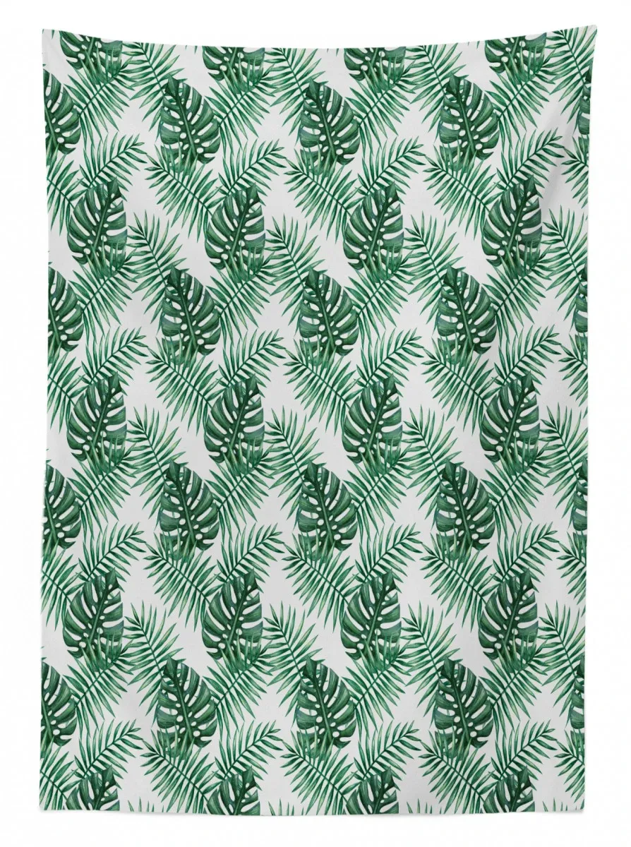 palm mango banana tree 3d printed tablecloth table decor 7587