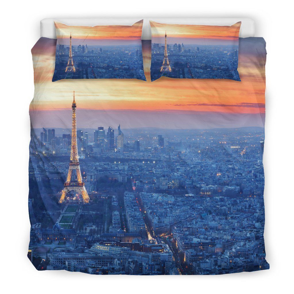 Paris View Of City Bedding Set Bedroom Decor paris view of city bedding set bedroom decor 4599