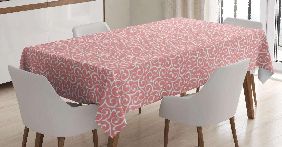 Pastel Classical Swirls 3D Printed Tablecloth Table Decor pastel classical swirls 3d printed tablecloth table decor 2108