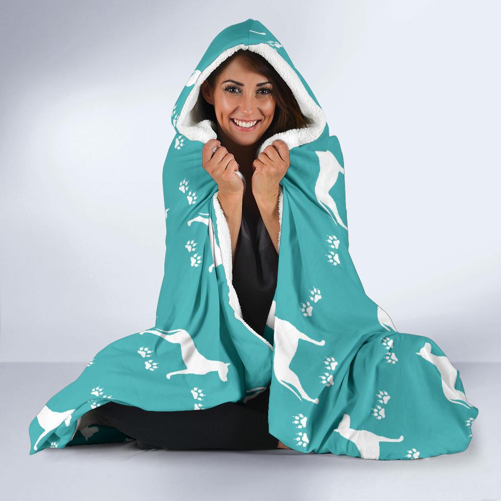 Pattern Print Great Dane Hooded Blanket Cloak Blanket pattern print great dane hooded blanket cloak blanket 7592