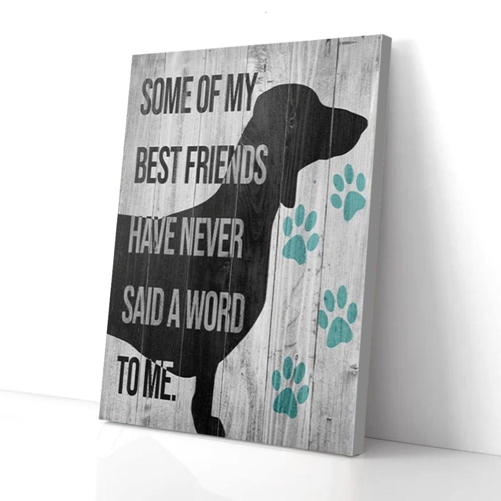 Paw Dachshund Canvas Prints - Wall Art Decor paw dachshund canvas prints wall art decor 2016