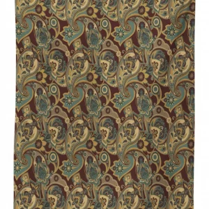 persian hippie florets 3d printed tablecloth table decor 6041
