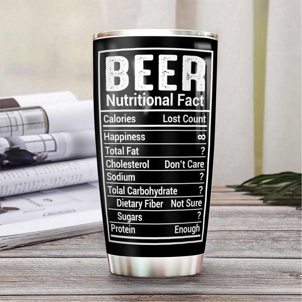 Personalized Beer Warning Facts Stainless Steel Tumbler personalized beer warning facts stainless steel tumbler 1375