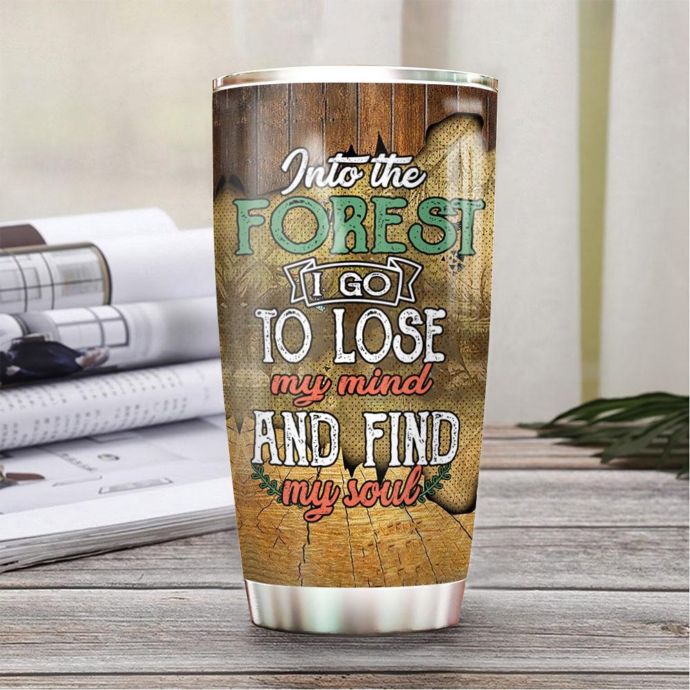 personalized bigfoot wood style stainless steel tumbler 8162